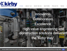 Tablet Screenshot of kirbygroup.com